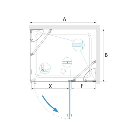 Душевой уголок RGW HO-44, 01064490-11, 90 х 100 x 195 см, дверь распашная, стекло прозрачное, хром Душевой уголок RGW HO-44, 01064490-11, 90 х 100 x 195 см, дверь распашная, стекло прозрачное, хром