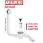 Слив-перелив для ванны McAlpine Mrb12 (белый матовый)