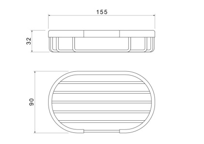 Мыльница решетка AQUATEK AQ4956CR
