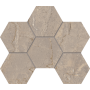 Мозаика BR02 Hexagon 25x28,5 полир.