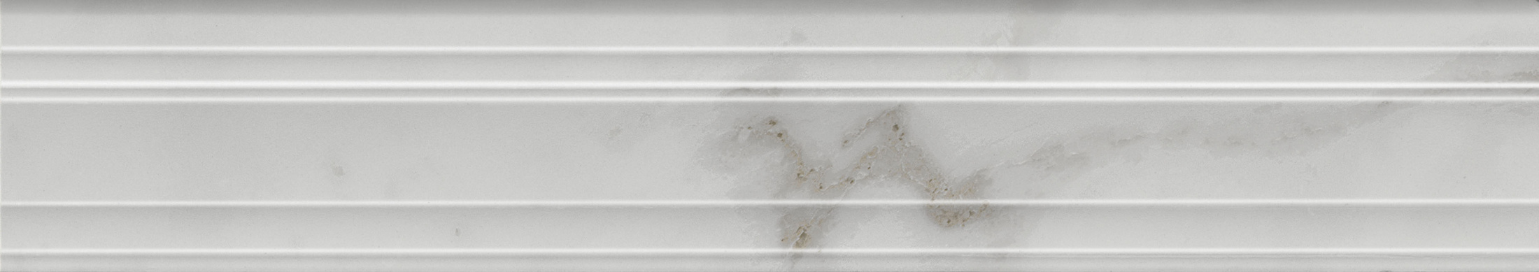 Бордюр Багет Монте Тиберио бежевый светлый глянцевый обрезной 40x7,3x2,7