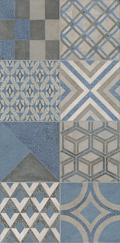 Декор VT\B415\11037R Онда 3 синий орнамент 30см*60см*9мм (1уп/4шт/0,72м2) бетон, шт Декор VT\B415\11037R Онда 3 синий орнамент 30см*60см*9мм (1уп/4шт/0,72м2) бетон, шт