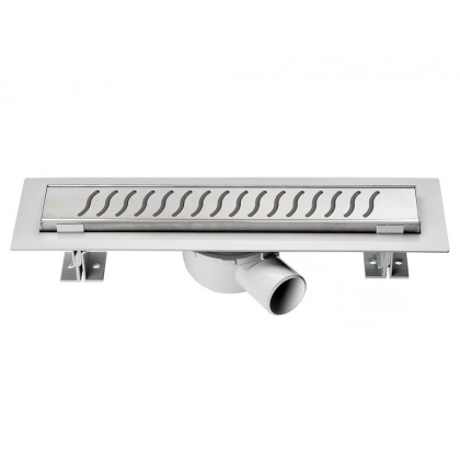 Душевой лоток SAY OPTIMA 601.80.P.BUK, 80 см, хром