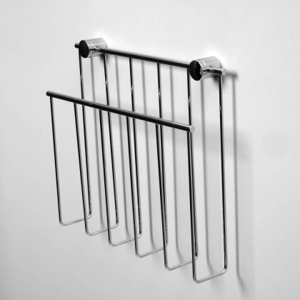 Держатель для газет, 30х26х7 см, хром, K-311