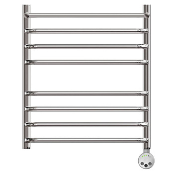 Полотенцесушитель электрический Point Нептун PN09156SPE П7 500x600 с полкой левый/правый, хром