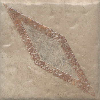 Декор Спартель 2 бежевый матовый 9,8x9,8x0,7