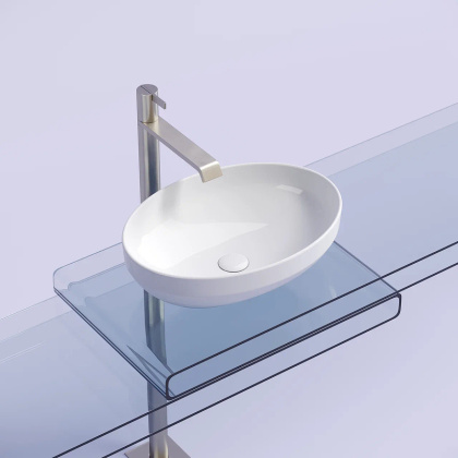 Умывальник чаша накладная овальная Element 502*363*145мм