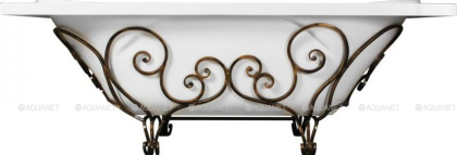 Кованая подставка для ванны "Астра" (патина) Кованая подставка для ванны "Астра" (патина)