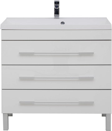 Тумба под раковину Aquanet Верона 90 белый (напольная 3 ящика) Тумба под раковину Aquanet Верона 90 белый (напольная 3 ящика)