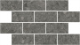 Декор Чеппо ди Гре мозаичный антрацит матовый обрезной 34,6x20x0,9