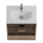 Тумба с раковиной подвесная BelBagno KRAFT 39-60 Bianco Opaco, раковина белая Тумба с раковиной подвесная BelBagno KRAFT 39-60 Bianco Opaco, раковина белая