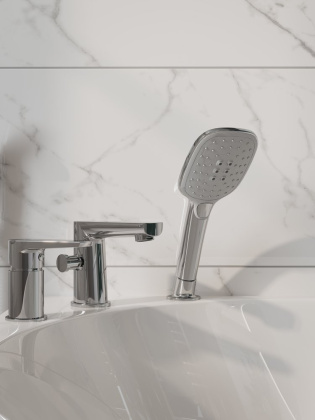 Смеситель на борт ванны MODUO