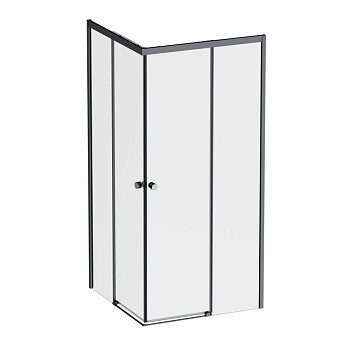 W94G-403-9090-BТ Душевое ограждение X-Joy Square Slide 90х90, Черный, прозрачное