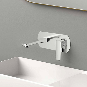 Смеситель для раковины Next VBFW-1N1CH встраиваемый однорычажный, хром