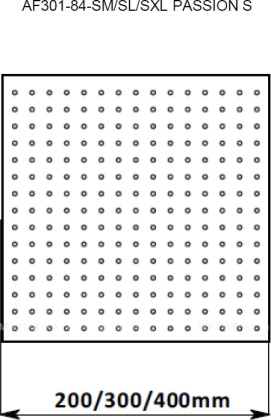 Верхний душ Aquanet Passion AF301-84-SM