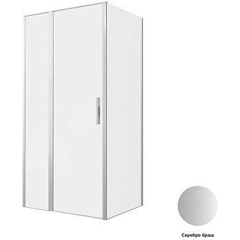 Душевой уголок Allen Brau Priority 100x80 3.31029.BA + 3.31041.BA серебро браш Душевой уголок Allen Brau Priority 100x80 3.31029.BA + 3.31041.BA серебро браш