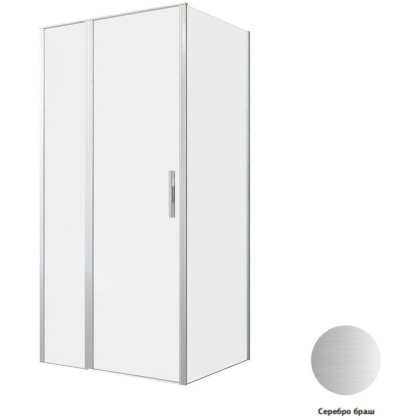 Душевой уголок Allen Brau Priority 100x80 3.31029.BA + 3.31041.BA серебро браш Душевой уголок Allen Brau Priority 100x80 3.31029.BA + 3.31041.BA серебро браш