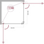 Душевой уголок BelBagno ETNA-AH-2-70/80-C-Cr Душевой уголок BelBagno ETNA-AH-2-70/80-C-Cr
