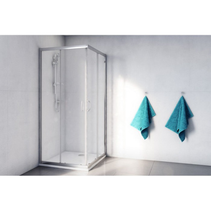 Душевое ограждение EXCELLENT Серия 201 90х90 квадрат (хром)
