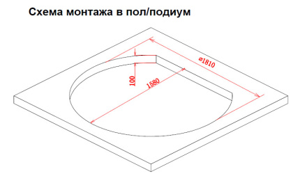 Акриловая ванна Gemy 185х162 G9053 O Акриловая ванна Gemy 185х162 G9053 O