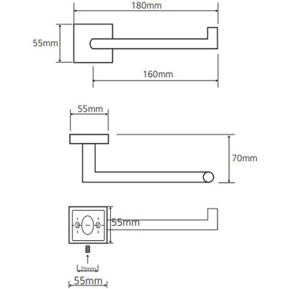 Держатель туалетной бумаги Bemeta Beta 132212032 Хром