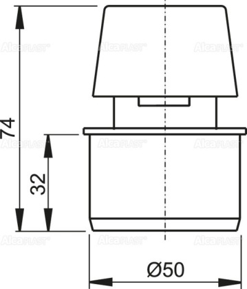 Вентиляционный клапан DN50