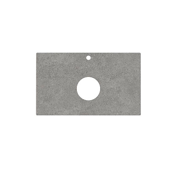 Столешница из керамогранита Фондамента 80, серая, PL1.DL500920R\80