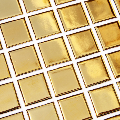 Керамическая мозаика, Golden Glossy 25х25, Metal Керамическая мозаика, Golden Glossy 25х25, Metal