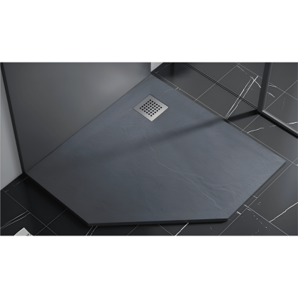 Душевой поддон трапеция STONE TRAY-G