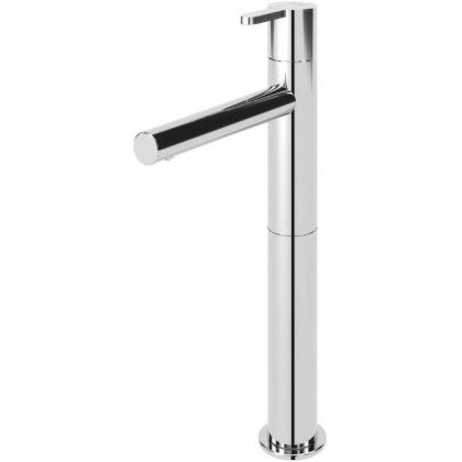 LEAF-LC1-01-W0 Смеситель для накладной раковины однорычажный, без донного клапана, исполнение хром