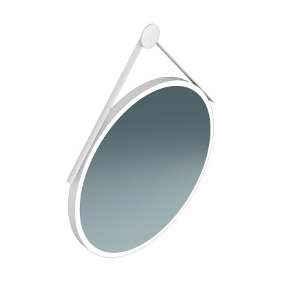 Зеркало CONO круглое 70, белое матовое CO.mi.70\WHT