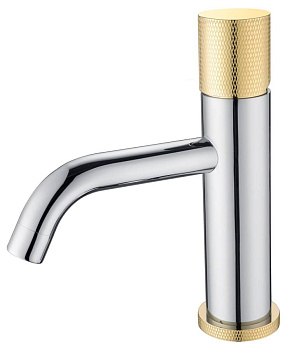 Смеситель STICK для умыв. низ. CHROME TOUCH GOLD_Комплект Смеситель STICK для умыв. низ. CHROME TOUCH GOLD_Комплект