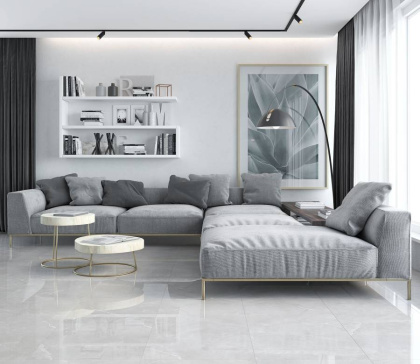 Керамогранит Laparet Vitrum Grigio серый матовый 60x60 (4шт_1,44м2), м2