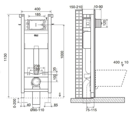Унитаз подвесной Aquanet Rimless Cetus 2.0 W LX-1901
