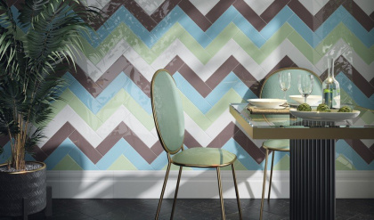 Плитка настенная 2828 Баттерфляй белая 8,5*28,5*9 (41шт/1.02м2), м2