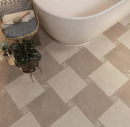 Пьяцца бежевый тёмный матовый 30,2x30,2x0,78