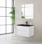 Тумба с раковиной подвесная  BelBagno ACQUA 80 Bianco Lucido, раковина белая Тумба с раковиной подвесная  BelBagno ACQUA 80 Bianco Lucido, раковина белая