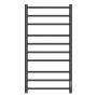 Полотенцесушитель электрический Point Аврора PN10850B П10 500x1000 диммер справа, черный