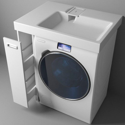 Комплект напольный под умывальник Riga Luxe 800х590  левосторонний с выдвижным ящиком Ш180хГ576хВ860