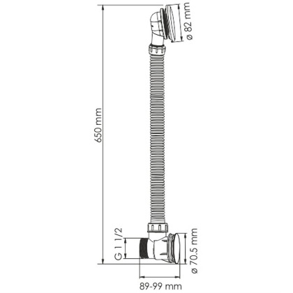 A206 Слив-перелив для ванны Wasserkraft A206 Слив-перелив для ванны Wasserkraft