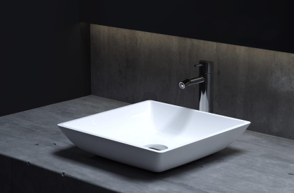 Раковина Salini CALLISTA 108 1101208SMRF S-Stone покраска по RAL полностью, накладная, матовая