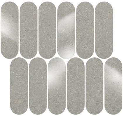 Декор ID144 Джиминьяно серый 30см*32см*9мм (1уп/6шт/)матовый, шт Декор ID144 Джиминьяно серый 30см*32см*9мм (1уп/6шт/)матовый, шт