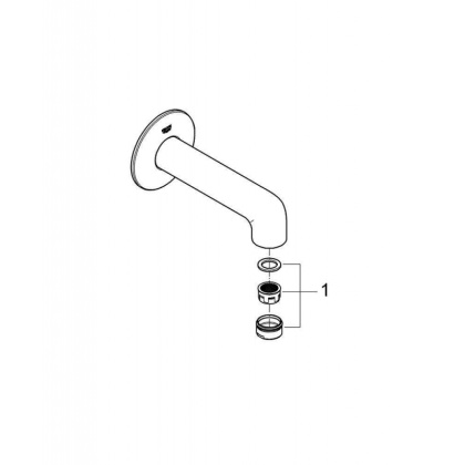 Излив Grohe BauClassic 13258000 хром