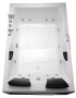 Акриловая ванна Gemy 181х121 G9061 B R Акриловая ванна Gemy 181х121 G9061 B R