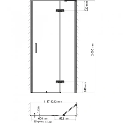 Aller 10H05-SPR Стекло двери