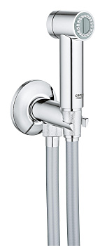 Гигиенический душ с угловым вентилем, 1 вид струи, GROHE Sena, хром, (26329000)