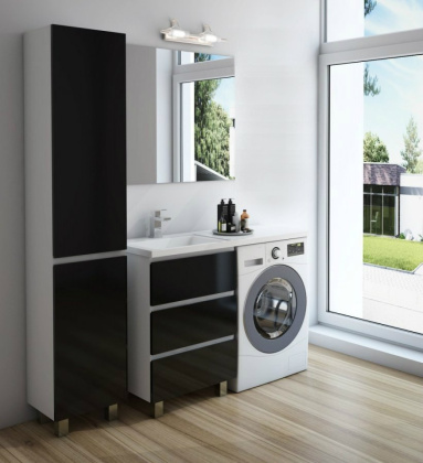 Тумба напольная под умывальник Dallas Luxe 1000х482 3 ящика (ШхГхВ) 358х476х860