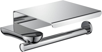 Бумагодержатель  с крышкой RUSH Luson, 6х17х11 см, хром, LU16111B