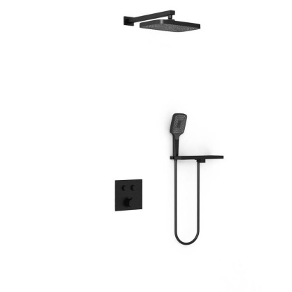Душевой комплект VSFW-4211RMB встраиваемый, 2 режима, черный