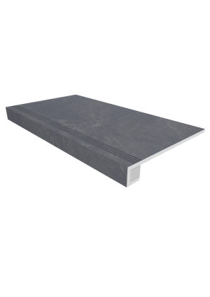 Комплект (Ступень TE04 (33x120) непол. (прямоугол. бортик) + Подступенок (14,5x120)) Комплект (Ступень TE04 (33x120) непол. (прямоугол. бортик) + Подступенок (14,5x120))